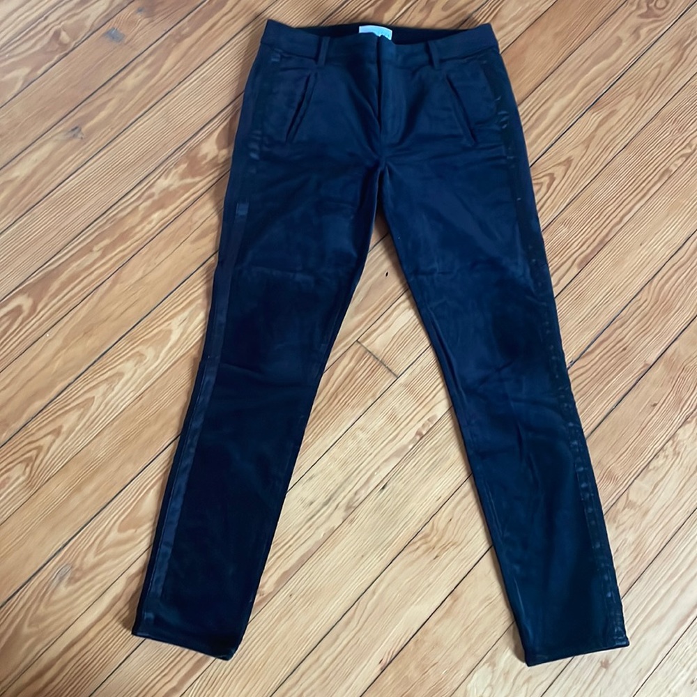 Velvet pants from Loft skinny leg